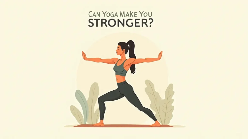 Can Yoga Make You Stronger with Warrior Pose to build core stability balance and full body strength